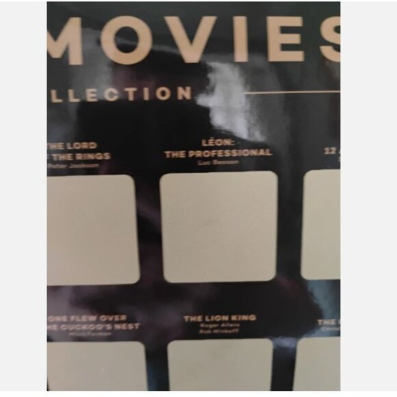Top 100 Movies Scratch Off Poster 100 Must-See Movies All Time Top Films New - Picture 4 of 4